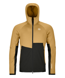 Mikina ORTOVOX Fleece Rib Hoody Men's Wild Cumin